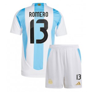 Fotbalové Dres Argentina Cristian Romero #13 Dětské Domácí Oblečení Copa America 2024 Krátký Rukáv (+ trenýrky)
